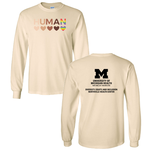 Gildan Ultra Cotton Longsleeve Basic T-Shirt -- Natural