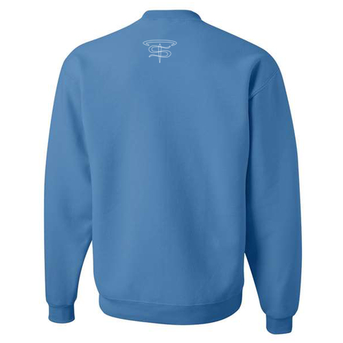 Jerzees 8 Oz., 50/50 Nublend Fleece Crew -- Columbia Blue