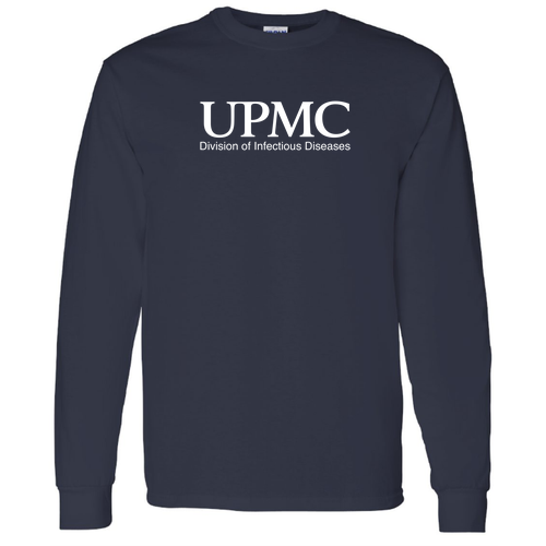 UPMC Gildan Longsleeve Basic T-Shirt -- Navy