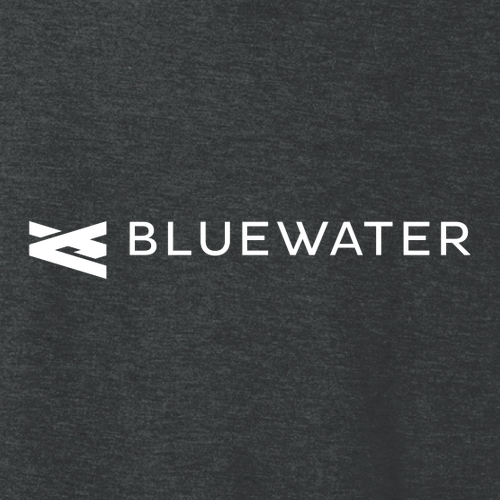 District Made Ladies Perfect Tri Long Sleeve Tunic -- Black Frost