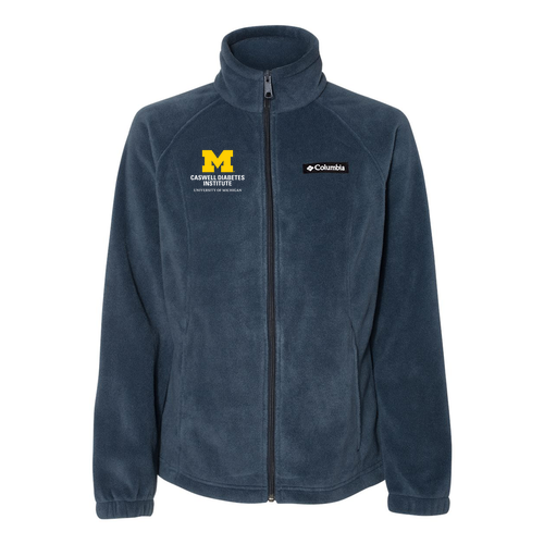 Ladies Columbia Benton Springs Full Zip Fleece -- Columbia Navy