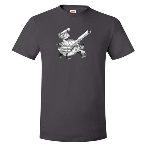 Hanes Perfect-T Ring Spun T-Shirt -- Smoke Gray