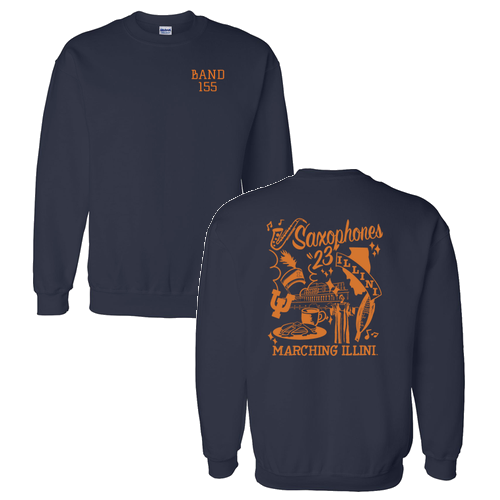 Gildan DryBlend Crew Neck Sweatshirt -- Navy