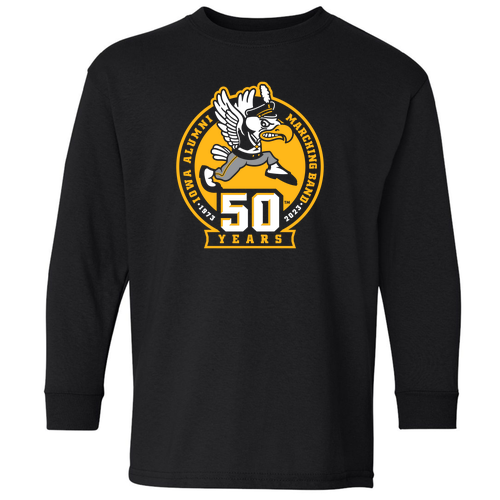 Gildan Youth Heavy Cotton Longsleeve -- Black