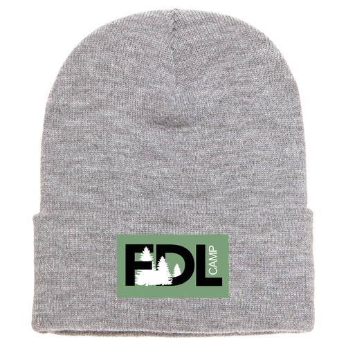 Knit Hat with Cuff -- Heather