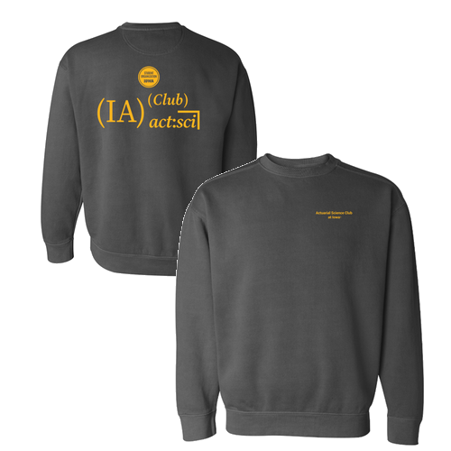 Comfort Colors Crewneck Sweatshirt -- Pepper