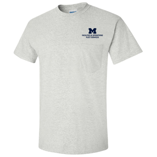 Men/Unisex Gildan Ultra Cotton T-Shirt with Pocket -- Ash, $19