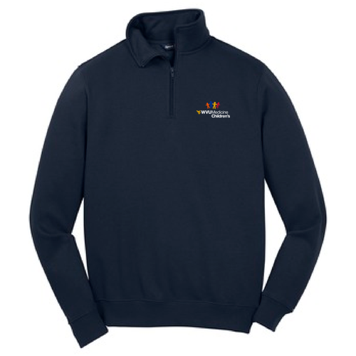 Sport Tek Quarter Zip Sweatshirt -- True Navy
