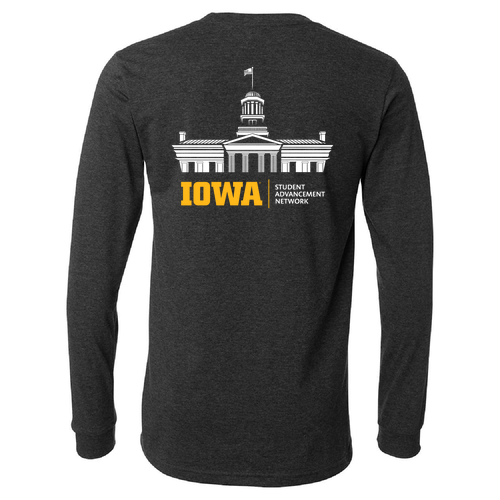 Bella+Canvas Unisex Heather Cvc Long Sleeve Tee- Heathers -- Dark Grey Heather