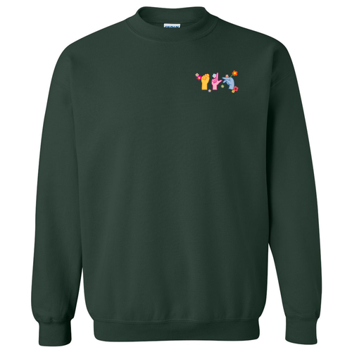 SLP Embroidered Crewneck | Forest Green