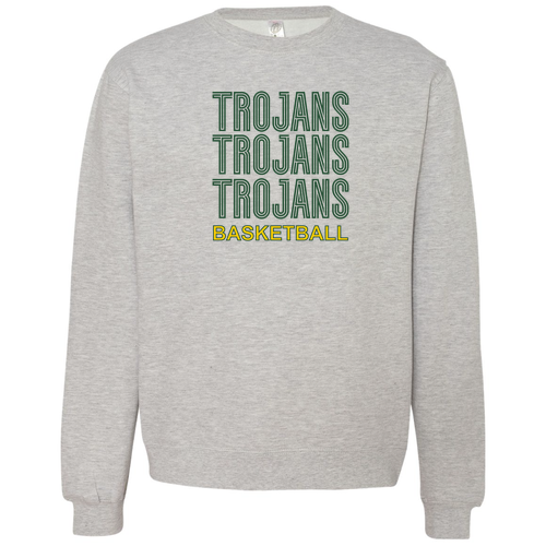 Independent Trading Crewneck Sweatshirt -- Grey Heather