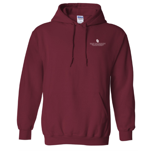 Gildan Heavy Blend Hooded Sweatshirt -- Cardinal Red