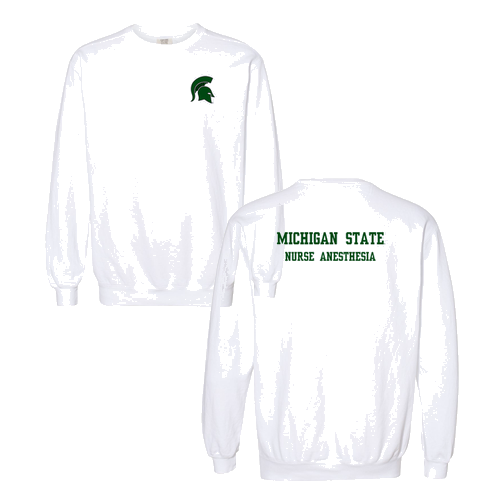Comfort Colors Crewneck Sweatshirt -- White