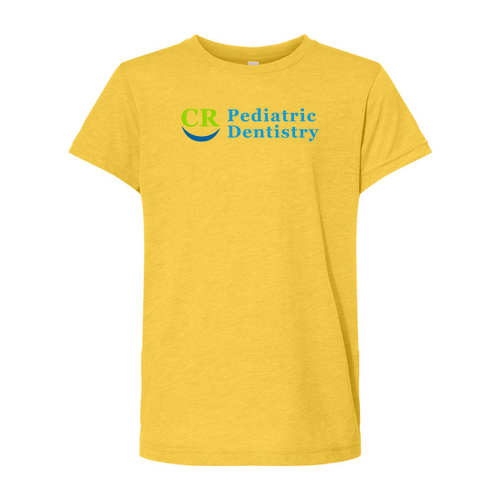 Bella Canvas Youth Triblend Jersey Short Sleeve Tee -- Yellow Gold Triblend
