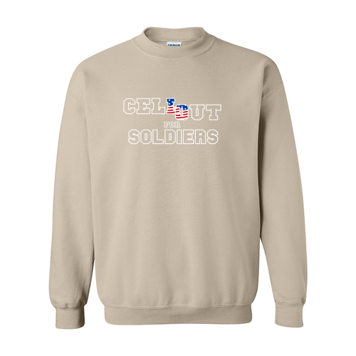 Gildan Heavy Blend Crew Neck Sweatshirt -- Sand
