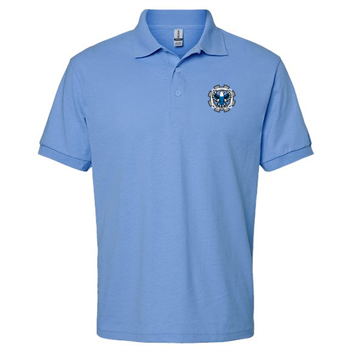 Mens/Unisex Gildan DryBlend Jersey Polo -- Carolina Blue