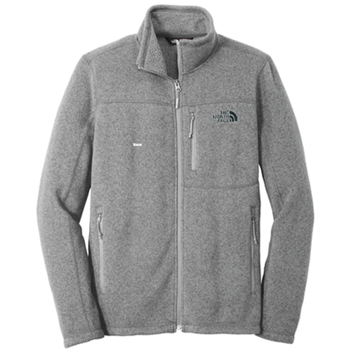 The North Face Sweater Fleece Jacket -- Medium Grey Heather