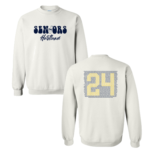 Gildan Heavy Blend Crew Neck Sweatshirt -- White