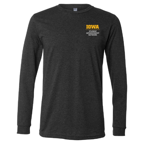 Bella+Canvas Unisex Heather Cvc Long Sleeve Tee- Heathers -- Dark Grey Heather