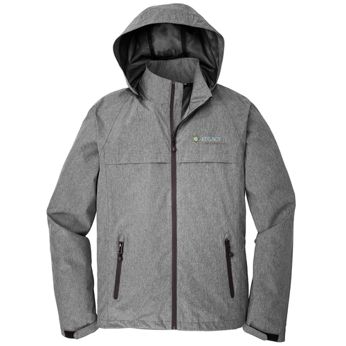 Men/Unisex Port Authority Torrent Waterproof Jacket -- Dark Grey Heather