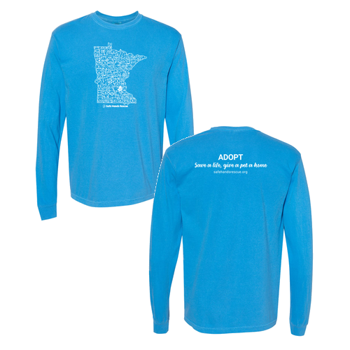 Comfort Colors Ringspun Long Sleeve Tee -- Royal Caribe: Novelty Design