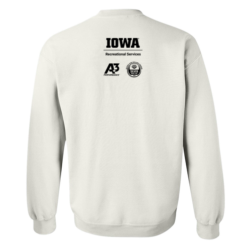 Gildan Heavy Blend Crew Neck Sweatshirt -- White