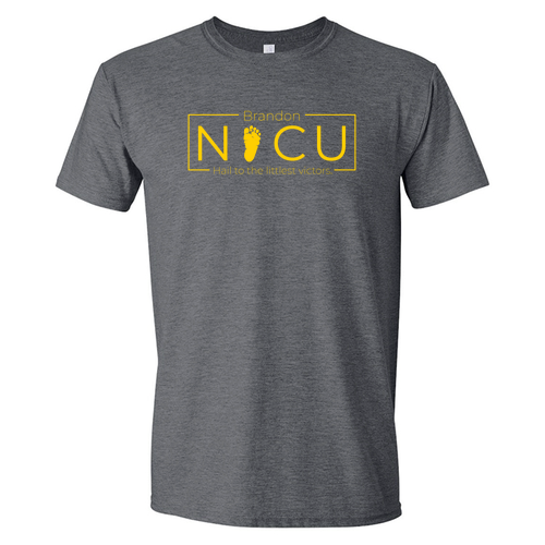 Men/Unisex Gildan SoftStyle Fitted T-Shirt -- Dark Heather
