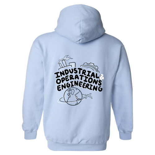 Men/Unisex Gildan Heavy Blend Hooded Sweatshirt -- Light Blue