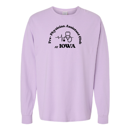 ComfortWash by Hanes - Garment Dyed Long Sleeve T-Shirt -- Future Lavender