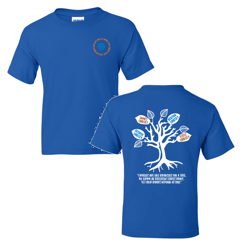 Gildan DryBlend 50/50 Youth T-Shirt -- Royal