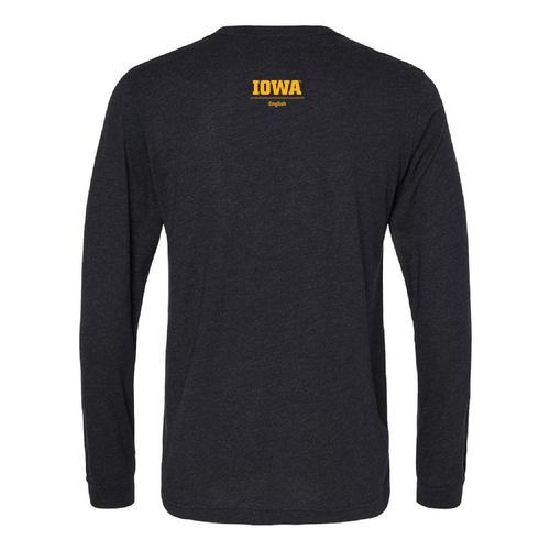 Bella+Canvas Unisex Triblend Long Sleeve Tee- Triblends -- Black Heather Triblend