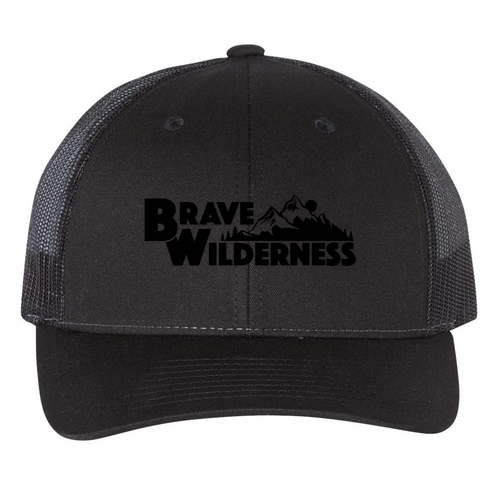 Brave on Black | Trucker Hat -- Black