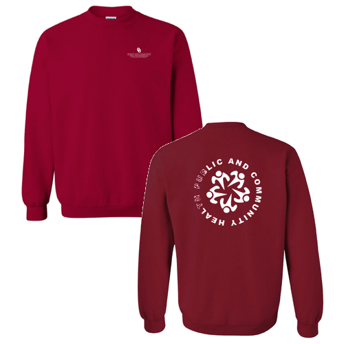 Gildan Heavy Blend Crew Neck Sweatshirt -- Cardinal Red