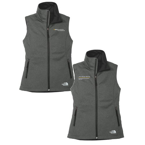 The North Face Ladies Ridgeline Soft Shell Vest -- Dark Grey Heather