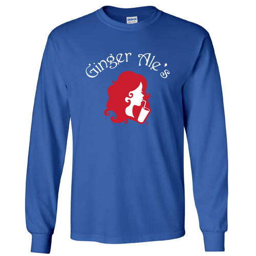 Gildan Ultra Cotton Longsleeve Basic T-Shirt -- Royal