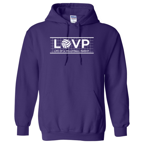 Gildan Heavy Blend Hooded Sweatshirt -- Purple