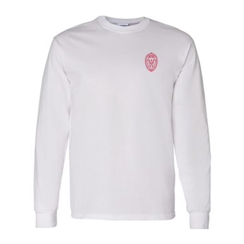 Gildan Heavy Cotton Longsleeve Basic T-Shirt -- White