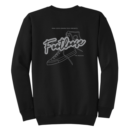 Port and Company Classic Crewneck Sweatshirt -- Jet Black