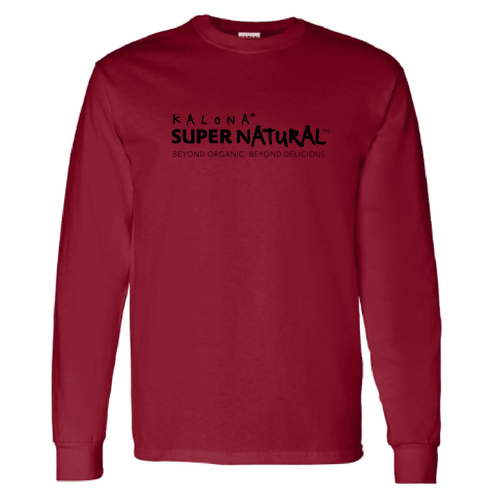 Gildan Heavy Cotton Longsleeve Basic T-Shirt -- Cardinal