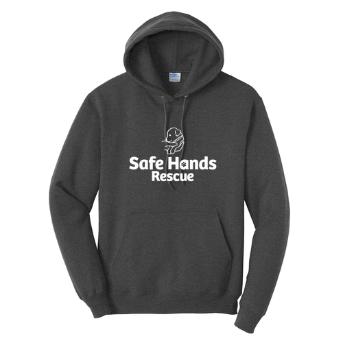 Port and Company - Core Fleece Pullover Hooded Sweatshirt -- Dark Heather Grey