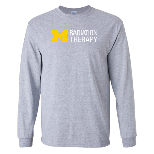 Gildan Ultra Cotton Longsleeve Basic T-Shirt -- Sport Grey