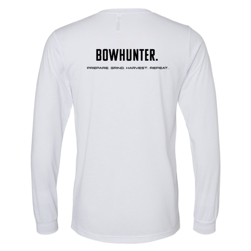 Bella+Canvas Unisex Triblend Long Sleeve Tee- Triblends -- Solid White Triblend