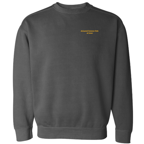 Comfort Colors Crewneck Sweatshirt -- Pepper