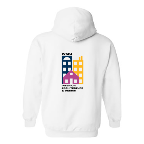 Gildan Heavy Blend Hooded Sweatshirt -- White