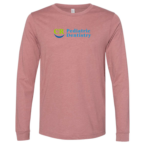 Bella+Canvas Unisex Heather Cvc Long Sleeve Tee- Heathers -- Heather Mauve