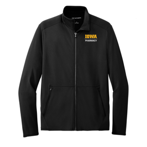 Port Authority ® Accord Stretch Fleece Full-Zip -- Black