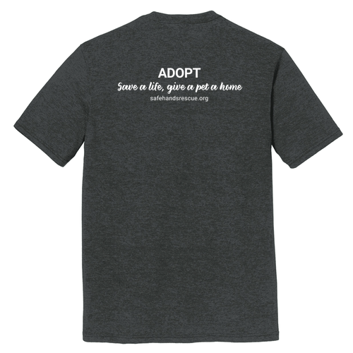 District Made Mens Perfect Tri Crew Tee -- Black Frost