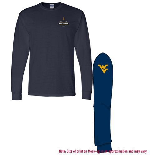 Gildan DryBlend 50/50 Longsleeve T-Shirt -- Navy