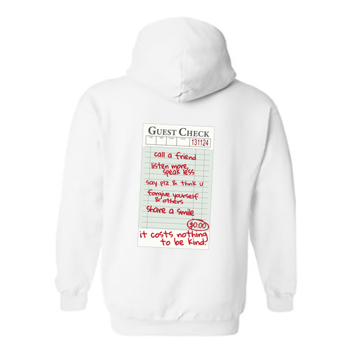 Gildan Heavy Blend Hooded Sweatshirt -- White