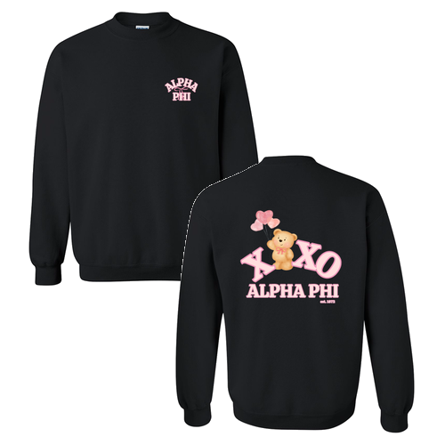 Gildan Heavy Blend Crew Neck Sweatshirt -- Black